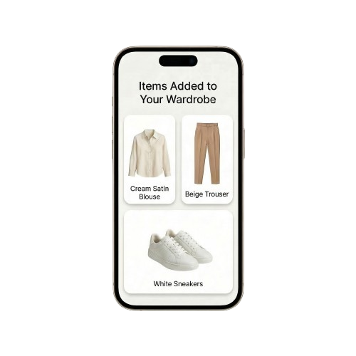 Items added to wardrobe